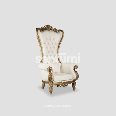 Sweetheart Throne Chair with Vinyl